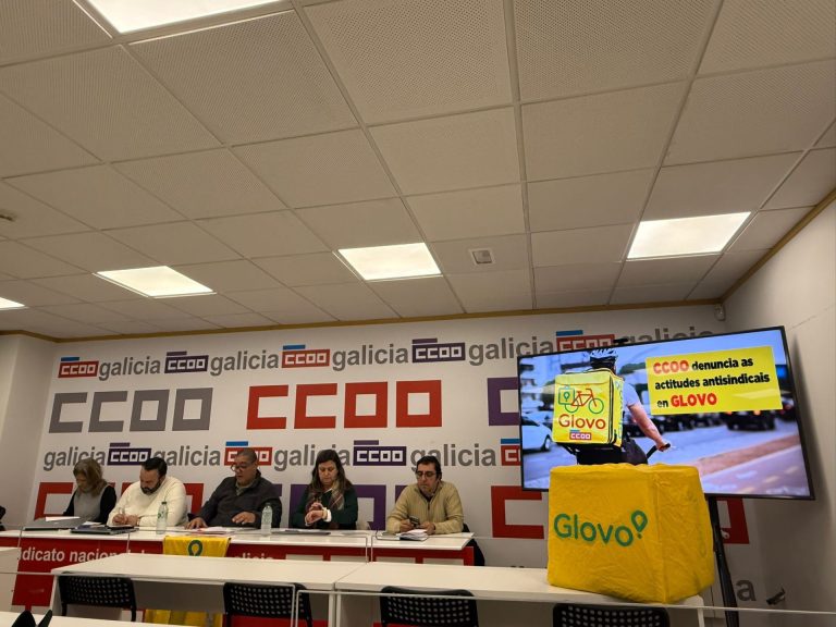 CC.OO. denuncia «represión sindical» en Glovo y exige una mejora de las condiciones laborales de los ‘riders’