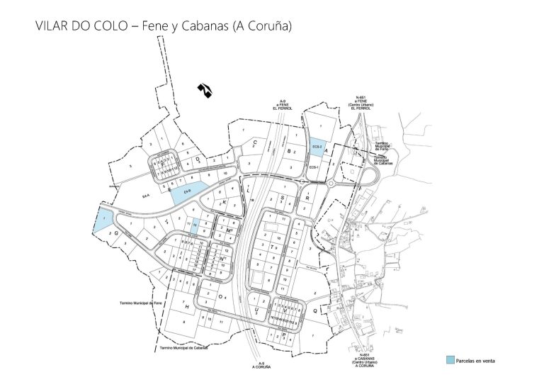 Casa 47 comercializa cuatro parcelas en los municipios coruñeses de Fene y Cabanas