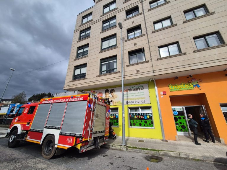 Desalojados 45 niños de una guardería de Poio por una fuga de gas