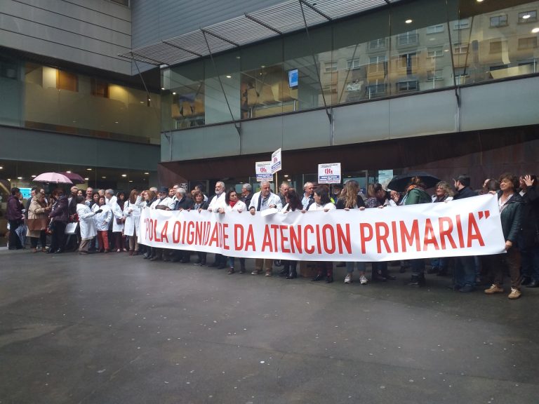 O’Mega mantiene la huelga indefinida en Atención Primaria desde el lunes y acusa a la Xunta de «romper» la negociación