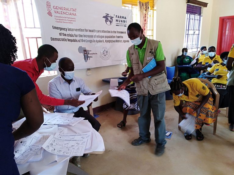 La Xunta colabora con Farmamundi en la atención de más de 2.000 personas refugiadas en Uganda