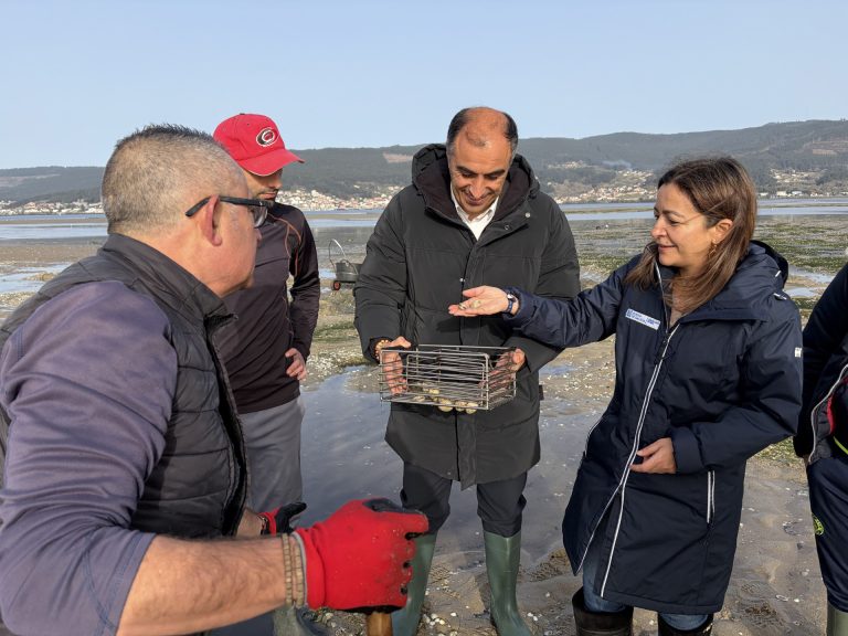Pesca.- El banco marisquero de Campelo, en Pontevedra, menos afectado por la bajada de salinidad tras las lluvias