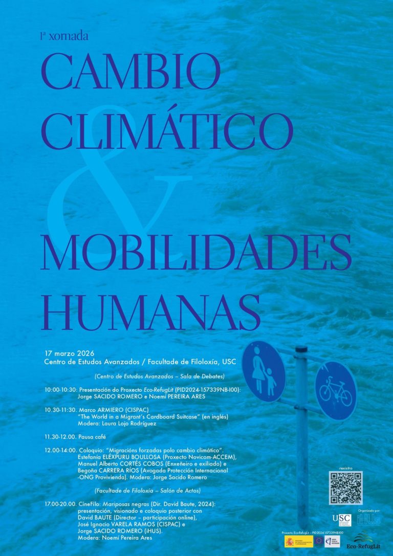 La migración forzada por factores ambientales, a escena en Santiago el martes 17 de marzo