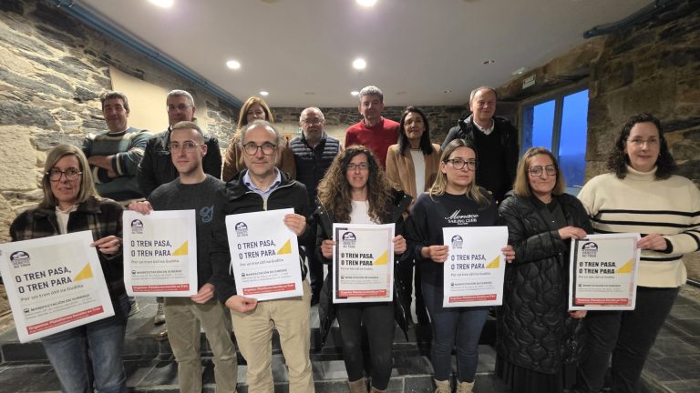 Socialistas de Ourense suscriben las demandas para la recuperación de la parada del AVE en A Gudiña