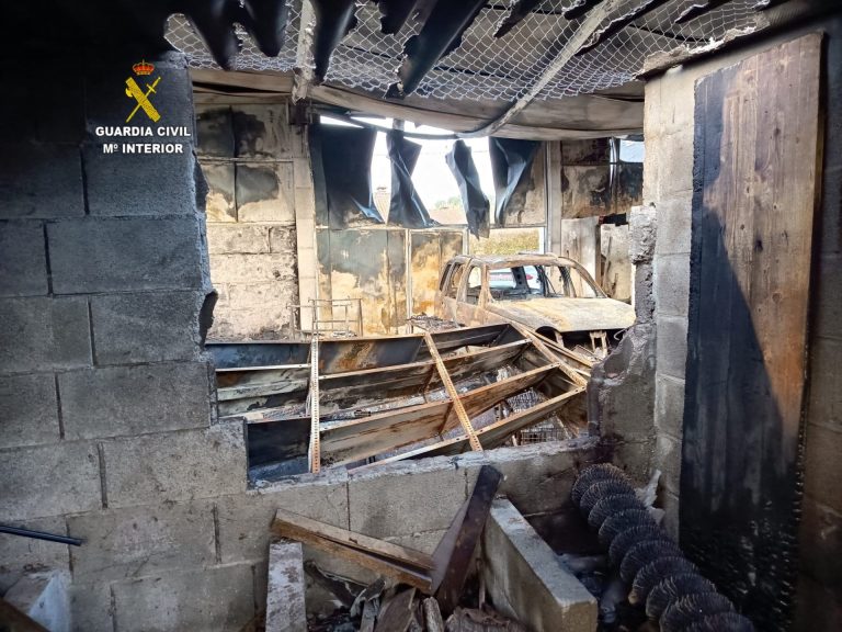 Detenido un hombre en Tomiño (Pontevedra) tras plantar fuego a una nave y causar daños de más de 150.000 euros