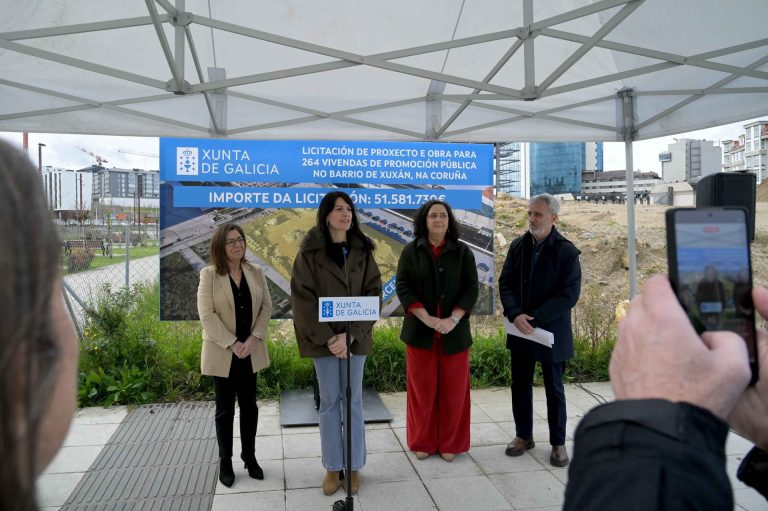 La Xunta licita el proyecto para la construcción de 264 viviendas públicas en A Coruña