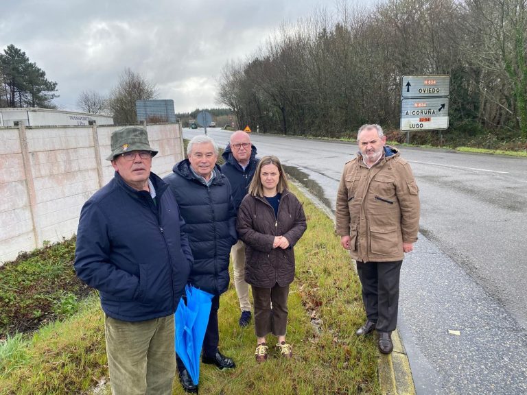 El PP de Lugo denuncia que el Gobierno «no prevé arreglar» la N-624 ni tapar baches en el polígono de Vilalba