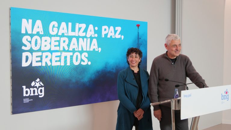 El BNG lanza una campaña para confrontar «la deriva militarista» e implicar a los gallegos en la defensa de la paz