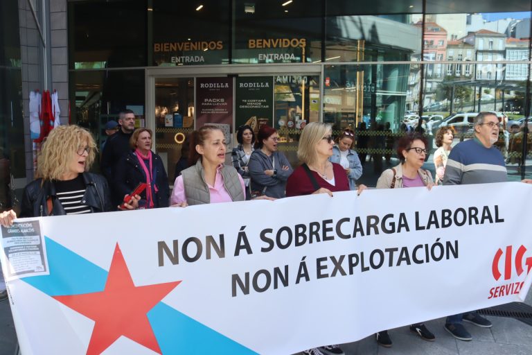 La CIG se moviliza en varias ciudades para reclamar condiciones dignas para trabajadores del sector de grandes almacenes