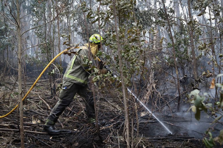 Rural.- Activo un incendio forestal en Ourol (Lugo), que calcina cerca de 20 hectáreas