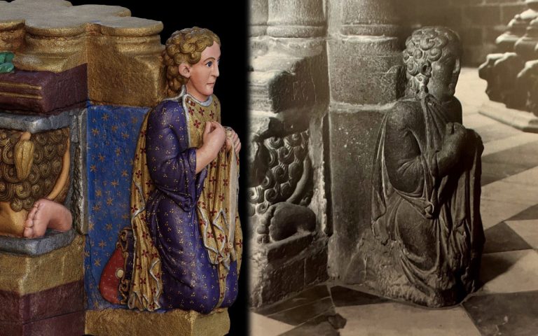 Una restauración digital revela aspectos desconocidos del retrato del Mestre Mateo en el Pórtico de la Gloria