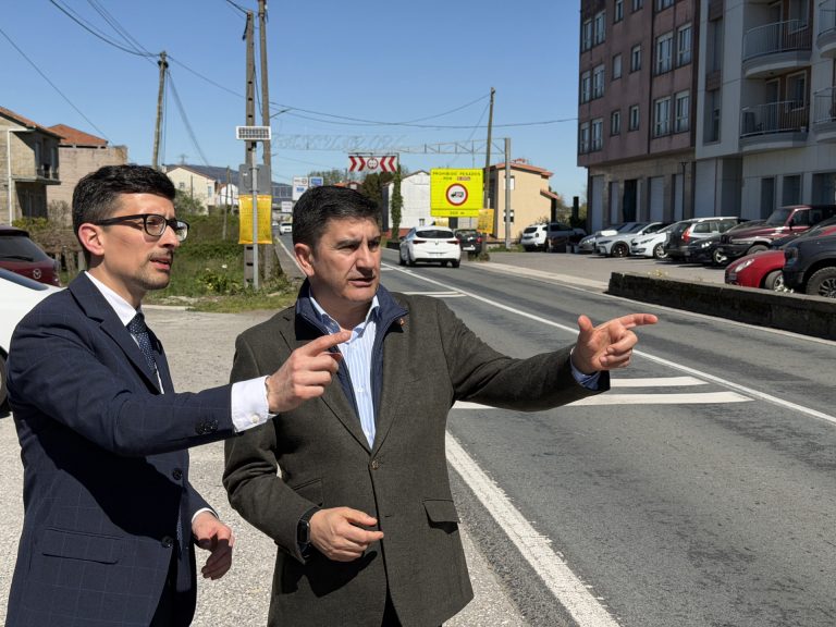 Gobierno y alcalde avanzan en el proyecto la mejora de la N550 en Padrón para crear un km de vías peatonales y ciclistas