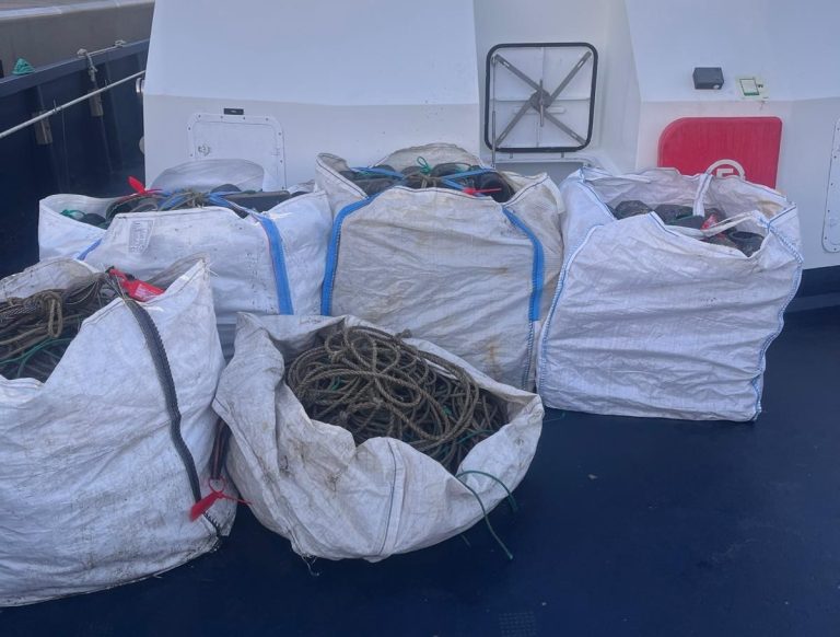 Pesca.- Gardacostas incauta en A Guarda 200 cacharros para pesca ilegal del pulpo y 57 ejemplares de menos de 100 gramos