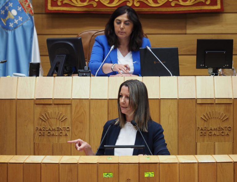 DEA.- Lara Méndez culpa al PP de una «demolición deliberada» del bienestar: «De ‘Galicia calidade’ a ‘Galicia caridade'»