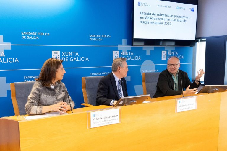 Un estudio de Xunta y USC en aguas residuales apunta a la cocaína como la sustancia psicoactiva más consumida en Galicia