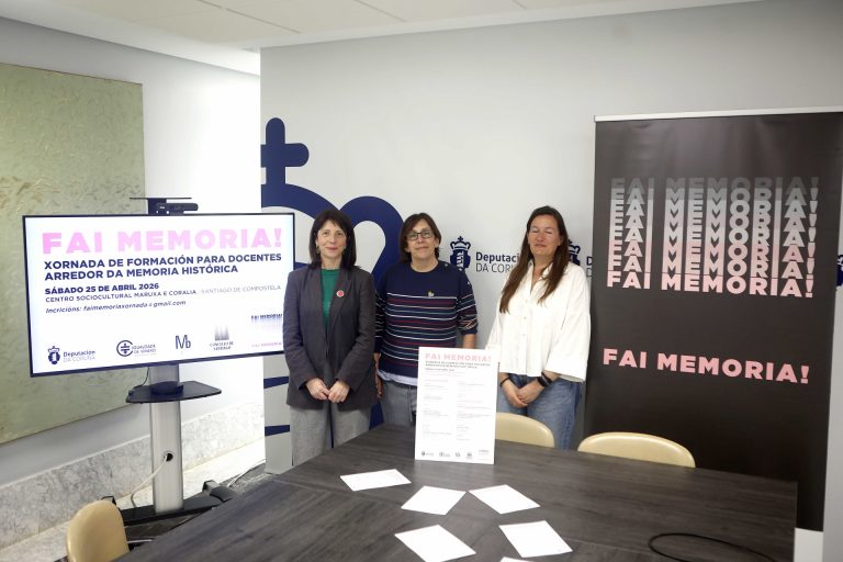La Diputación de A Coruña impulsa una iniciativa para promover la memoria democrática en las aulas