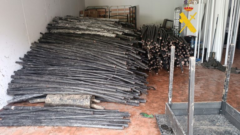 Queda en libertad uno de los 15 detenidos en un operativo relacionado con el robo de cobre en Portomarín (Lugo)