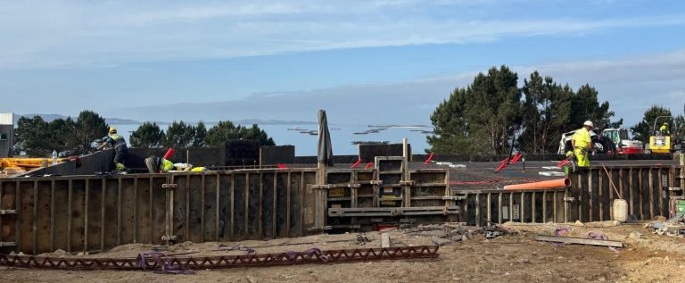 Las obras de la nueva depuradora de A Illa (Pontevedra) entran en su recta final para que estén listas en verano