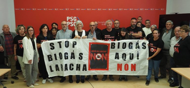 El PSdeG acusa al PP de «ponerle la alfombra roja» desde la Xunta a la planta de biogás de Soandres, en A Laracha