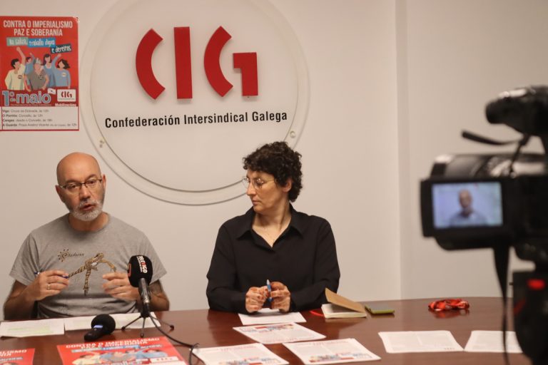 La CIG reivindicará «trabajo digno» el 1 de mayo en su acto central en Vigo y marchará también «contra el imperialismo»