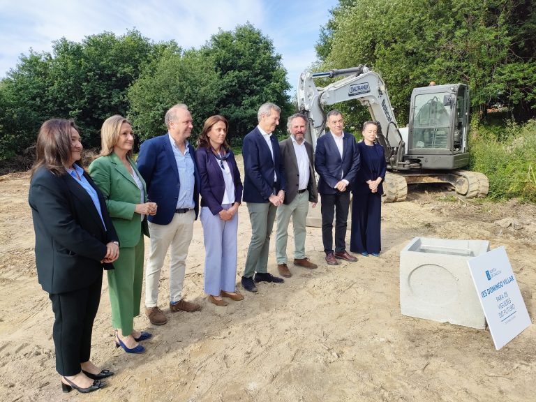 Arrancan las obras del IES Domingo Villar de Vigo, que será «un emblema del sistema educativo moderno» de Galicia