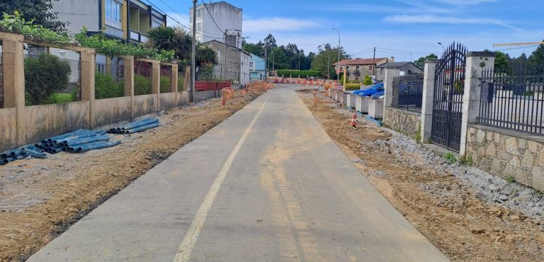 La Diputación de A Coruña inicia las obras de mejora en la carretera provincial en Cortiñán, en Bergondo