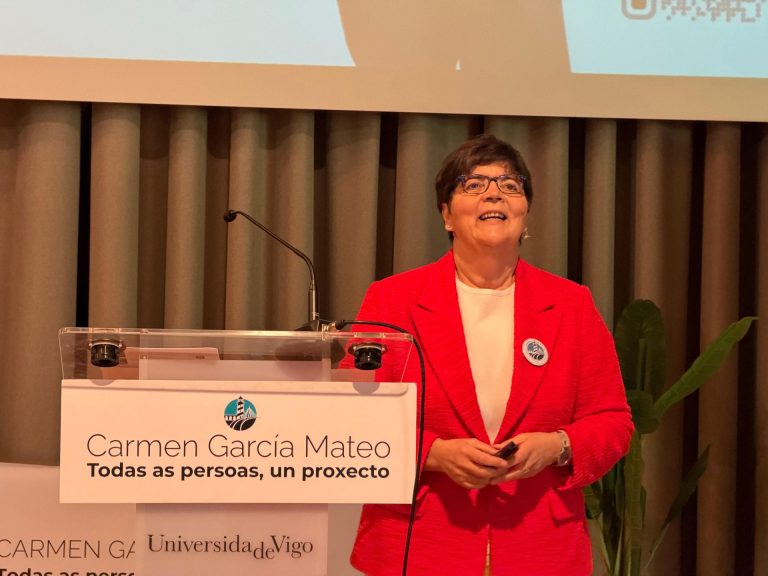 García Mateo negociará más financiación para la UVigo si es elegida rectora y proyecta una residencia en Pontevedra