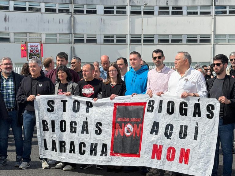 PSdeG apoya las reivindicaciones en contra de la planta de biogás de A Laracha: «Es un atentado al medio ambiente»