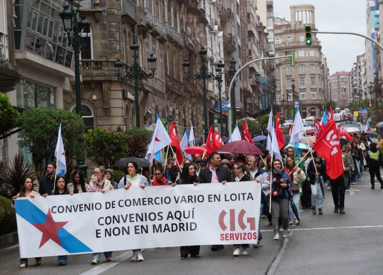 El gran comercio textil y de calzado vive otra jornada de huelga en Galicia contra el convenio estatal ARTE
