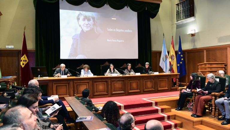 Letras.- USC homenajea el compromiso con la ética y la lengua de Begoña Caamaño y abraza a «Todas las Begoñas posibles»
