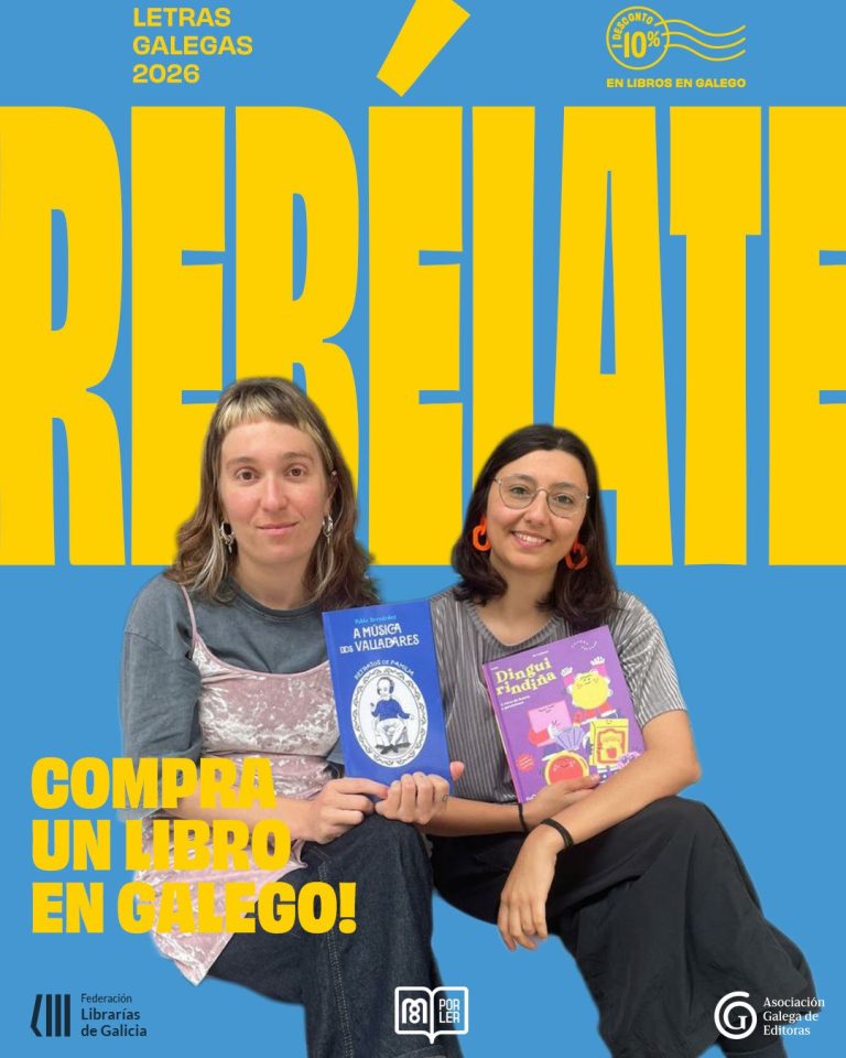 La Federación de Librarías e Editoras reivindican la «rebeldía» de la lectura en gallego con una campaña y descuentos