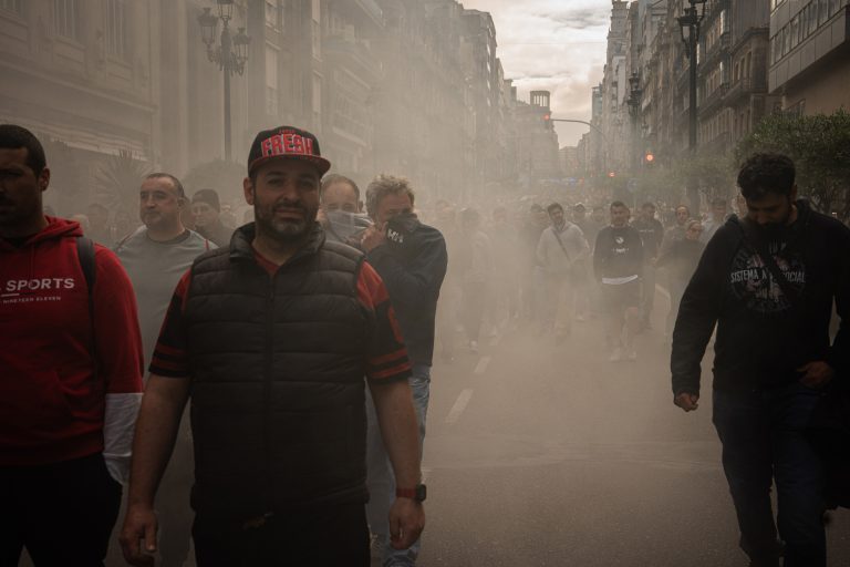 El Metal vuelve a la calle y avisa: si la patronal ofrece «migajas» este viernes la movilización se llevará a Navalia