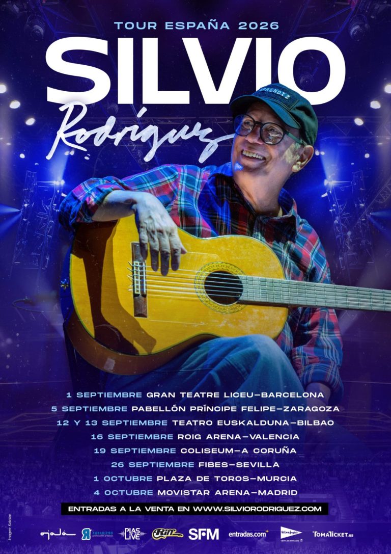 El cantautor cubano Silvio Rodríguez actuará en A Coruña el 19 de septiembre