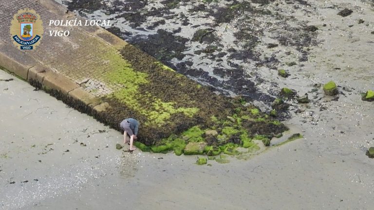 Pesca.- Denunciado un furtivo reincidente tras ser sorprendido en Vigo extrayendo marisco en una zona cerrada por toxina