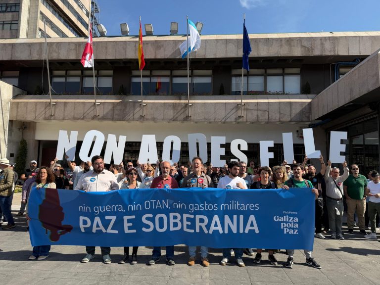 Galiza pola Paz se manifestará en Vigo el día 30 contra el desfile militar: «Es una exaltación obscena de la barbarie»