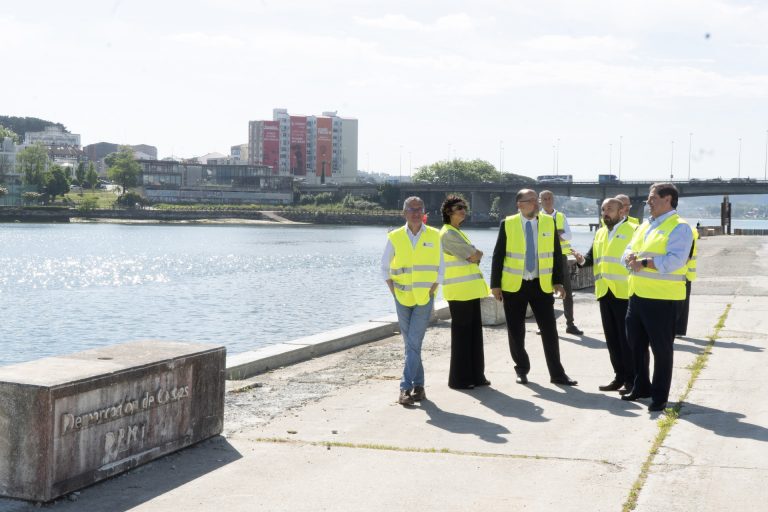 El Gobierno acomete actuaciones en la ría de O Burgo para adaptarse al cambio climático y la elevación del mar