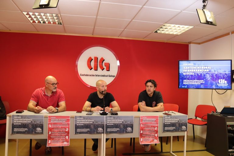 La CIG reclama una «gestión integral» de los servicios de Emergencias en Galicia con un ente autonómico único