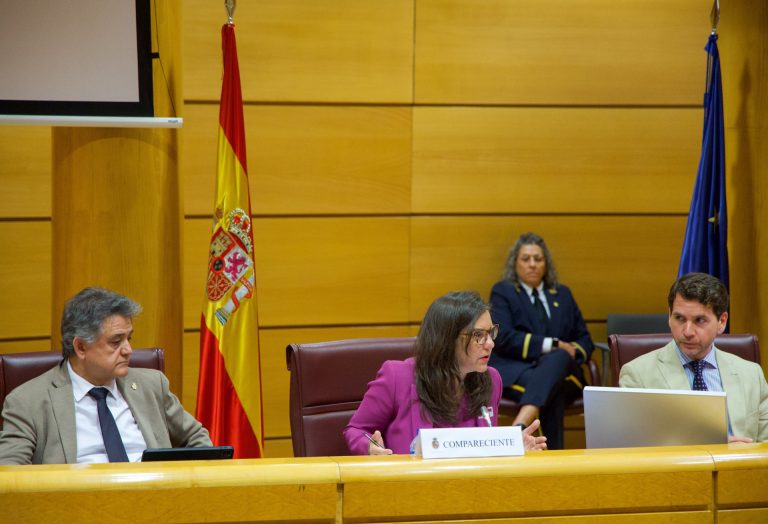 La alcaldesa de A Coruña defiende en el Senado la Ley de Vivienda y reivindica el papel de los ayuntamientos