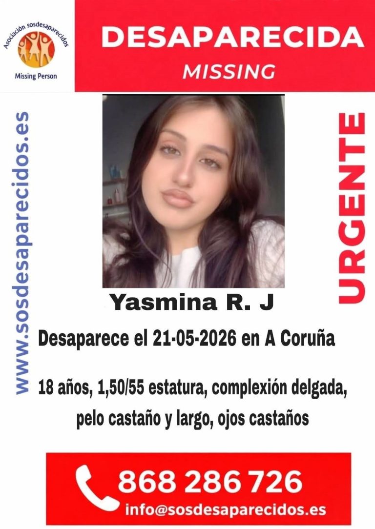 Buscan a una joven de 18 años desparecida en A Coruña este jueves