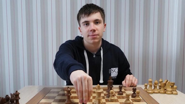 Diego Cacheiro Blanco, campeón gallego de ajedrez absoluto en la modalidad de partidas rápidas