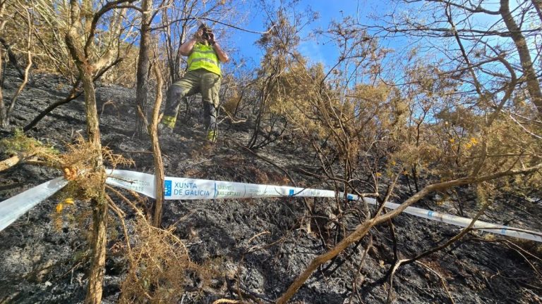 Rural.- Identificados tres vecinos de Verea (Ourense) por numerosos incendios en este municipio y en Quintela de Leirado