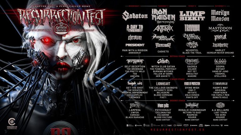 El Resurrection Fest 2026 publica sus horarios oficiales por días