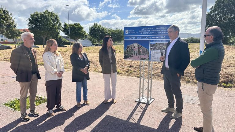 La Xunta licita 58 nuevas viviendas públicas en O Bertón, en Ferrol