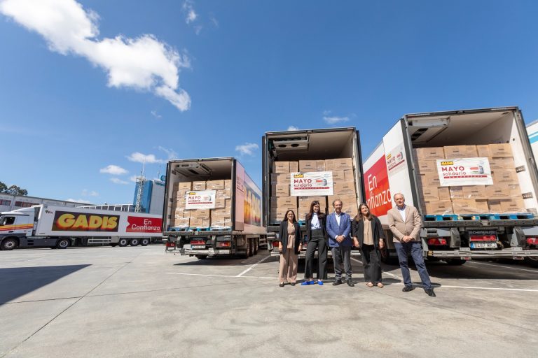 Gadis reparte 125 toneladas de productos entre 12 bancos de alimentos