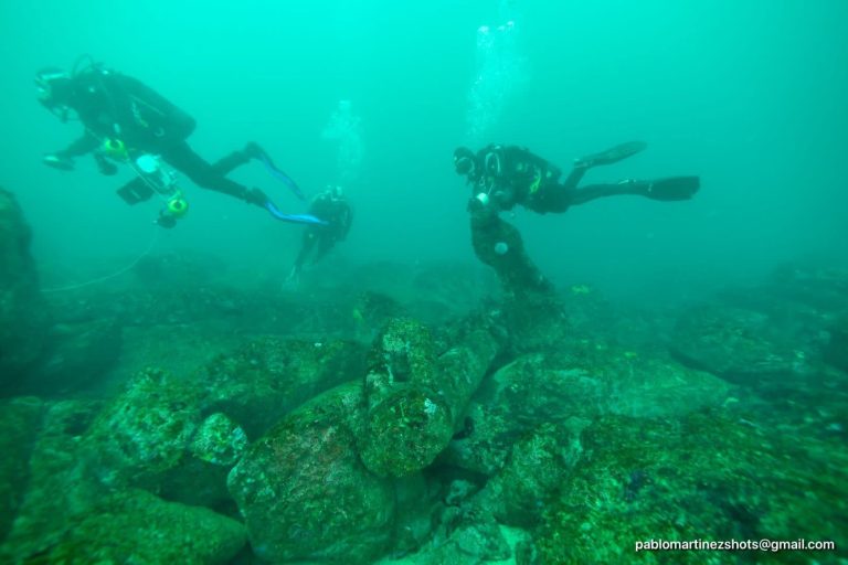 Científicos, buzos y ecologistas alertan del impacto ambiental y social de extraer el pecio del ‘Ivy’ de la ría de Vigo