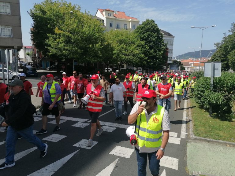 La CIG mantiene la huelga en el metal de A Coruña ante la «tomadura de pelo» de la patronal