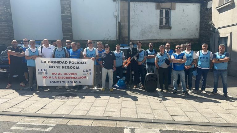 Policías nacionales y guardias civiles se movilizan en Lugo para denunciar falta de medios y exigir cambios en Interior