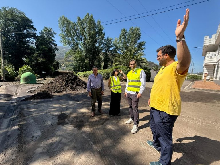 La Xunta analiza la situación en las zonas de Ourense afectadas por las lluvias para ayudar a solucionar los daños