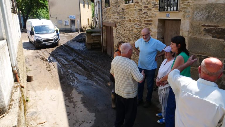 Pontón insta a la Xunta a «ponerse las pilas» para ayudar a vecinos en Viana do Bolo (Ourense) tras las riadas