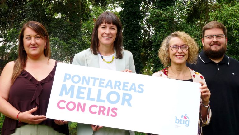 Pontón (BNG) destaca a Cristina Fernández como «la alcaldesa capaz de devolver a Ponteareas al buen camino»